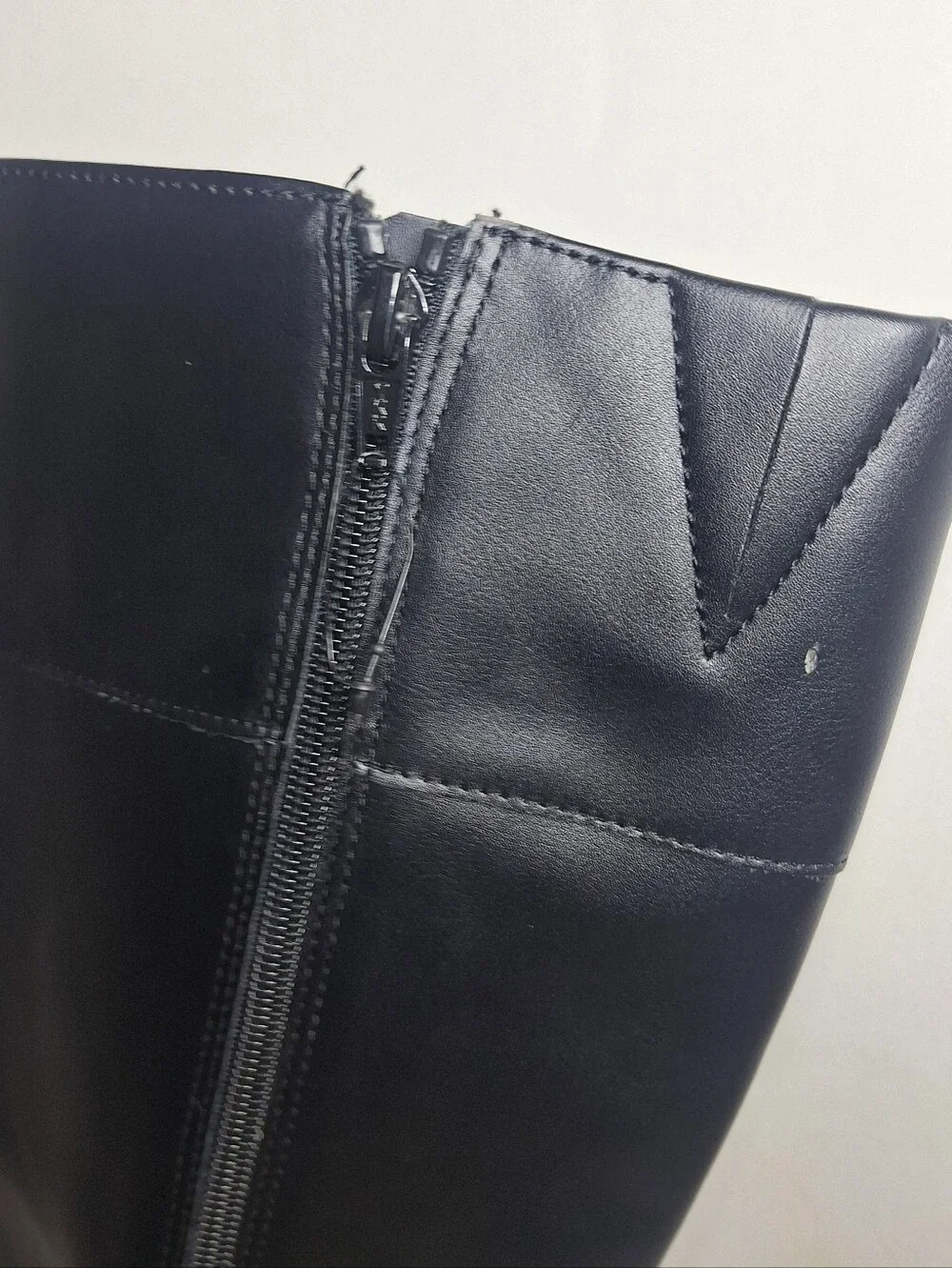 Karen Scott Faux Leather Black Tall Riding Boots Buckle Accent Wmns Size 8.5w WC